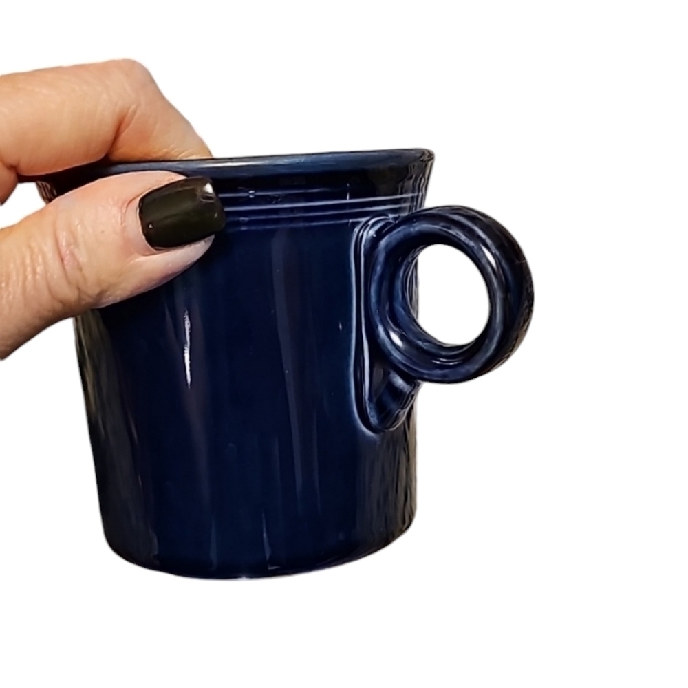 Fiesta ware blue mug